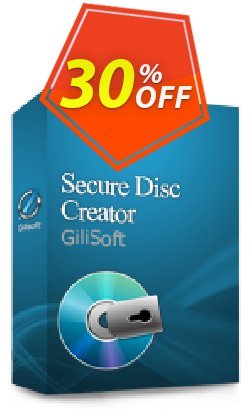 30% OFF Gilisoft Secure Disc Creator Command-line - Lifetime Coupon code