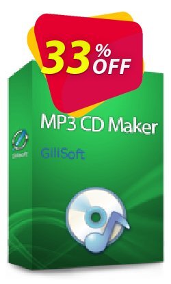 33% OFF GiliSoft MP3 CD Maker Lifetime Coupon code