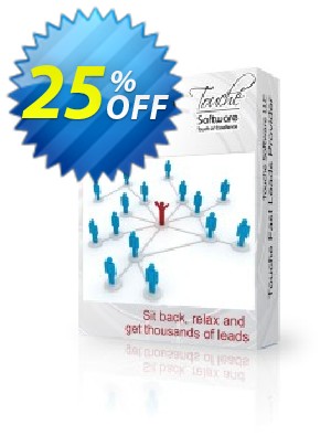 Fast Leads Provider Coupon, discount 25% Discount Touche Software (22387). Promotion: