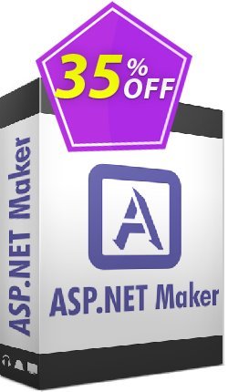 35% OFF ASP.NET Maker Coupon code