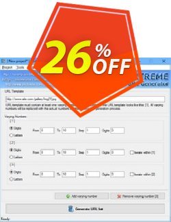 26% OFF Extreme URL Generator Coupon code