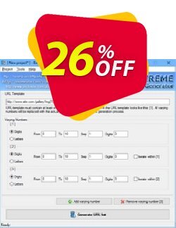 26% OFF Extreme URL Generator Coupon code