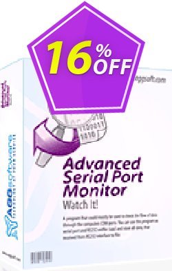 16% OFF Aggsoft Advanced Serial Port Monitor Coupon code