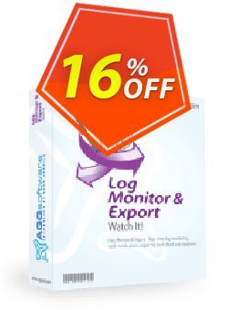 16% OFF Aggsoft Log Monitor & Export Enterprise Coupon code