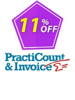 Coupon code PractiCount and Invoice (Standard Edition)