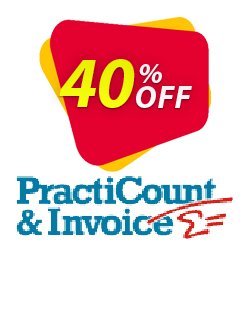 40% OFF PractiCount and Invoice Business Edition World License Coupon code