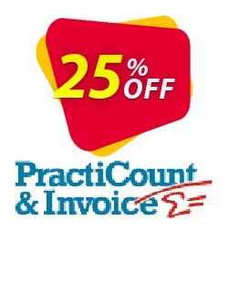 Coupon code PractiCount and Invoice (Standard Edition - Site License) - 25% OFF