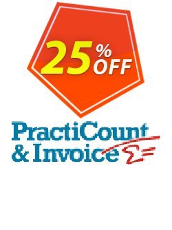 25% OFF PractiCount and Invoice 4.0 Standard Edition World License Coupon code