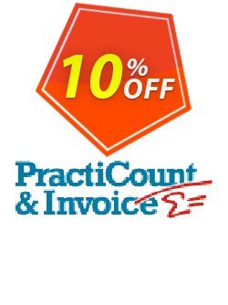 10% OFF PractiCount and Invoice Enterprise Site License Coupon code