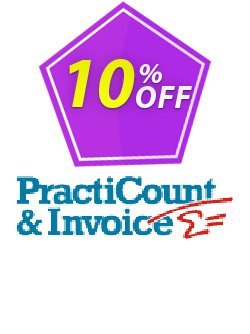 10% OFF PractiCount and Invoice - Upgrade from 3.xx to 4.0 Business Edition Site License Coupon code