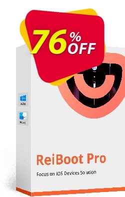 76% OFF Tenorshare ReiBoot Pro - 1 year license  Coupon code