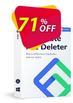 71% OFF 4DDiG Duplicate File Deleter - 1 Month License  Coupon code