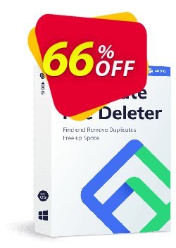 66% OFF 4DDiG Duplicate File Deleter - 1 Year License  Coupon code