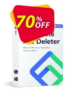 70% OFF 4DDiG Duplicate File Deleter - Lifetime License  Coupon code