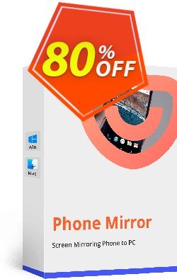 80% OFF Tenorshare Phone Mirror for MAC - 1 Quarter  Coupon code