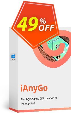49% OFF Tenorshare iAnyGo - 1-Month Plan  Coupon code