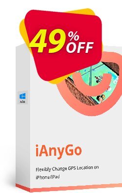 49% OFF Tenorshare iAnyGo - 1-Month Plan Coupon code