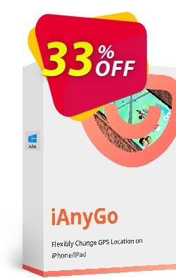 33% OFF Tenorshare iAnyGo - 1-Year Plan  Coupon code