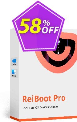 Tenorshare ReiBoot Pro for Mac Coupon discount 58% OFF Tenorshare ReiBoot Pro for Mac, verified - Stunning promo code of Tenorshare ReiBoot Pro for Mac, tested & approved