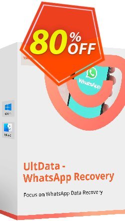 80% OFF Tenorshare UltData WhatsApp Recovery Lifetime, verified