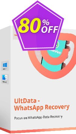 80% OFF Tenorshare UltData WhatsApp Recovery for MAC - 1 Month  Coupon code