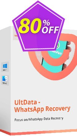 80% OFF Tenorshare UltData WhatsApp Recovery for MAC Lifetime, verified