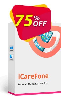 Tenorshare iCareFone - Lifetime License  Coupon discount 75% OFF Tenorshare iCareFone (Lifetime License), verified - Stunning promo code of Tenorshare iCareFone (Lifetime License), tested & approved