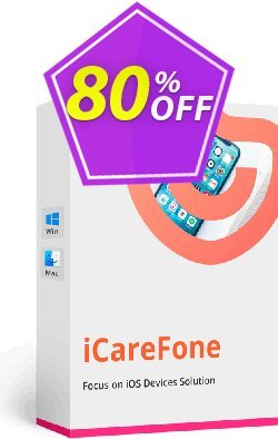 80% OFF Tenorshare iCareFone for Mac - Lifetime License  Coupon code