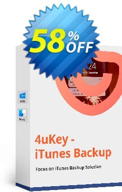 Tenorshare 4uKey iTunes Backup - Unlimited License Coupon, discount discount. Promotion: coupon code