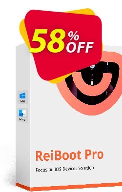 58% OFF Tenorshare ReiBoot Pro for Mac - Unlimited LIcense  Coupon code