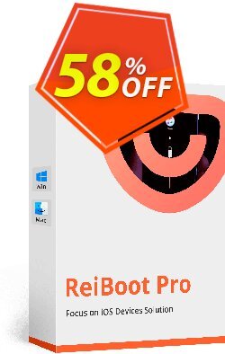 58% OFF Tenorshare ReiBoot Pro for Mac - Unlimited LIcense  Coupon code