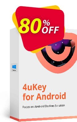 80% OFF Tenorshare 4uKey for Android - MAC, Lifetime License  Coupon code