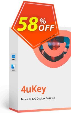 58% OFF Tenorshare 4uKey for Mac - 1 Month License  Coupon code