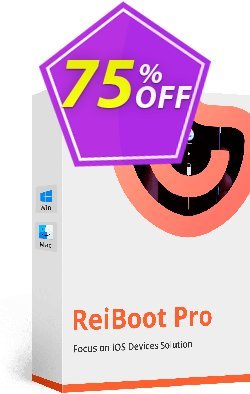 75% OFF Tenorshare ReiBoot Pro - Lifetime License  Coupon code