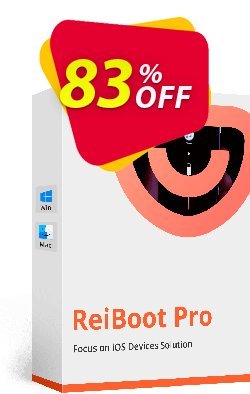 83% OFF Tenorshare ReiBoot Pro for Mac - 6-10 Devices  Coupon code