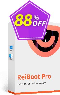 88% OFF Tenorshare ReiBoot Pro for Mac - 11-15 Devices  Coupon code