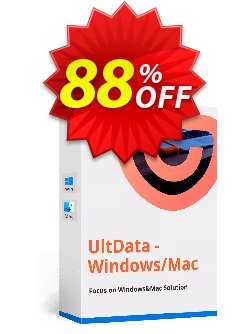 Tenorshare UltData Windows Data Recovery - 6-10 PCs Coupon, discount discount. Promotion: coupon code