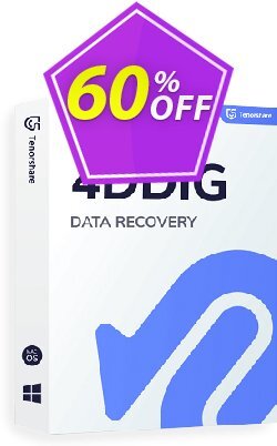 Tenorshare 4DDiG Windows Data Recovery - Lifetime License Coupon discount 60% OFF Tenorshare 4DDiG Windows Data Recovery (Lifetime License), verified - Stunning promo code of Tenorshare 4DDiG Windows Data Recovery (Lifetime License), tested & approved