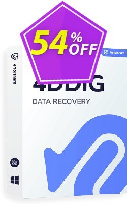 54% OFF Tenorshare 4DDiG Mac Data Recovery - Lifetime License  Coupon code