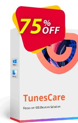75% OFF Tenorshare TunesCare Pro for Mac - 2-5 Macs Coupon code