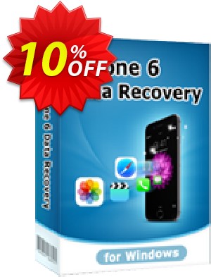Tenorshare iPhone 6 Data Recovery for Windows Coupon, discount 10% Tenorshare 29742. Promotion: