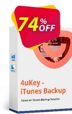 74% OFF Tenorshare 4uKey iPhone Backup Unlock Coupon code