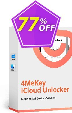 77% OFF Tenorshare 4MeKey - 1 Year License  Coupon code