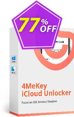 77% OFF Tenorshare 4MeKey for MAC - 1 Year License  Coupon code