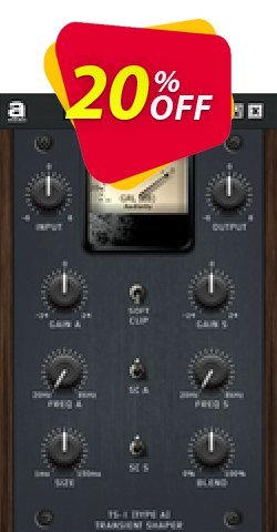 20% OFF Audiority TS-1 Transient Shaper Coupon code
