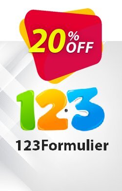 20% OFF 123Formulier Goud - jaarabonnement Coupon code
