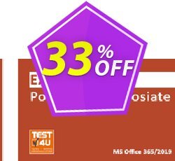 33% OFF MO-300 PowerPoint Associate Exam Coupon code