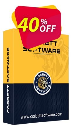 40% OFF Corbett Backup & Restore Wizard Business Coupon code