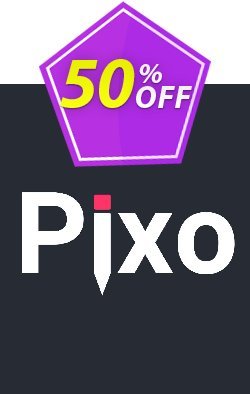 50% OFF Pixo Premium Service: Medium package 1 year subscription Coupon code