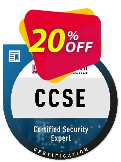 20% OFF Security Expert - CCSE  Coupon code